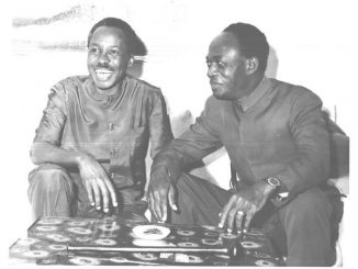 Julius Nyerere and Kwame Nkrumah leaders of the Tanzanian and Ghanaian Revolutions in Africa