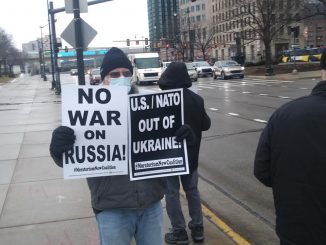 Detroit Says 'No War on Russia' on Feb. 11, 2022
