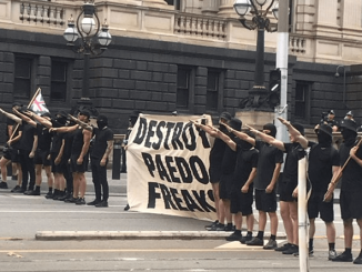 Nazis show up in support of the ‘TERF ‘Let Women Speak’ rally in Australia