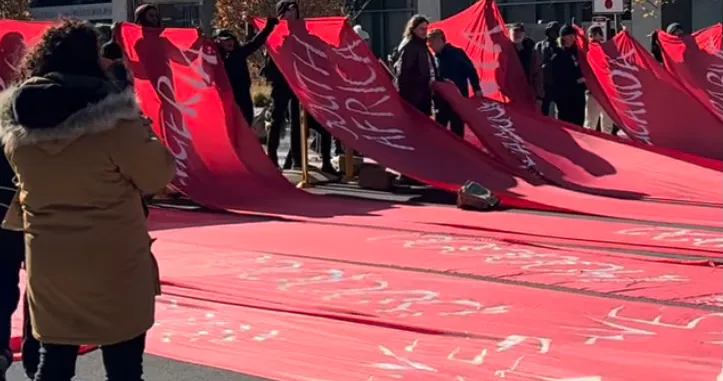 HIV/AIDS activists’ direct action at the White House on World AIDS Day